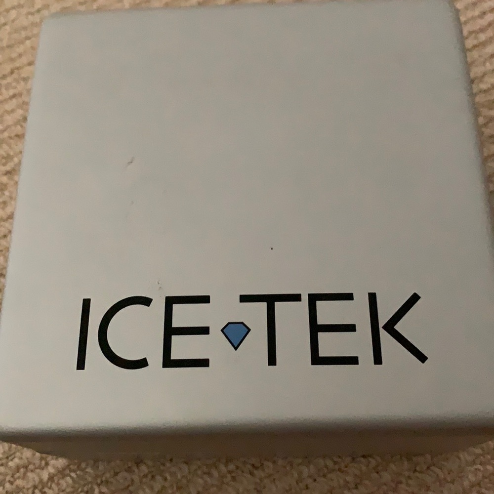 ICETEK pink face pearl watch